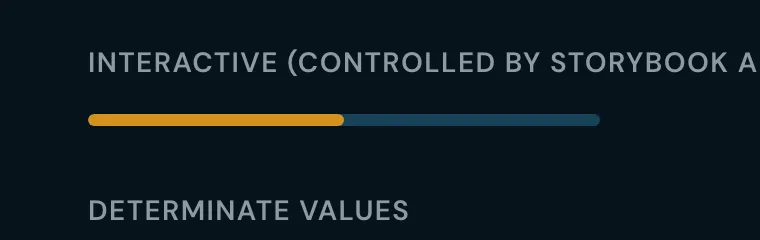 Progress bar example