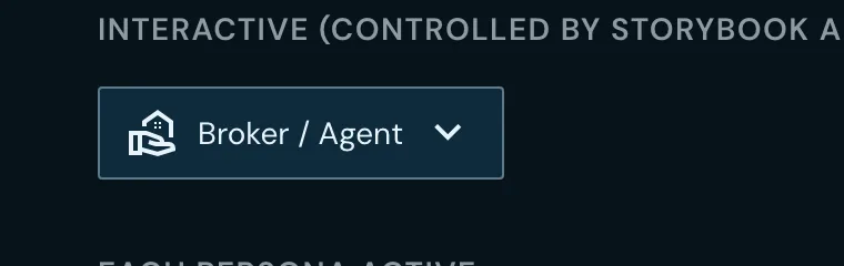 Role switcher example