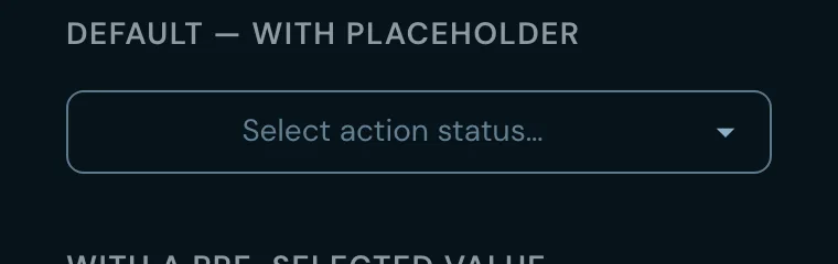 Select example